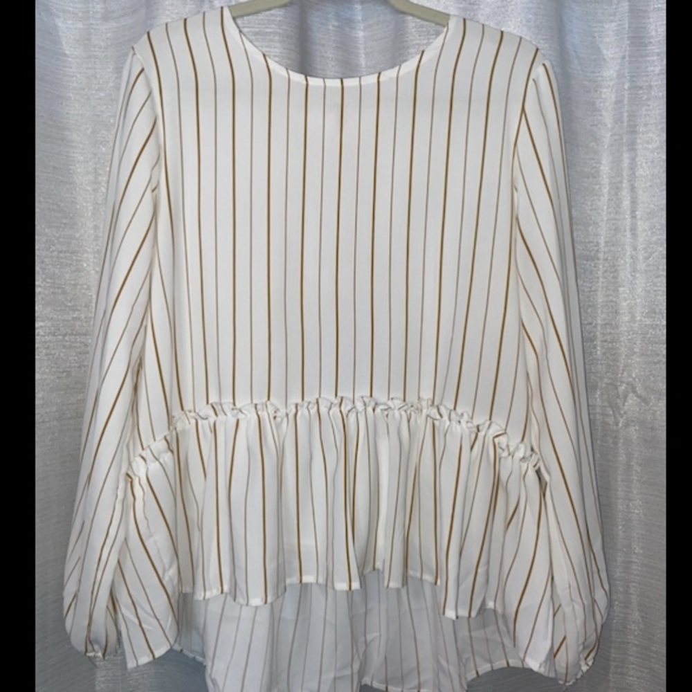 Pinstripe Blouse
